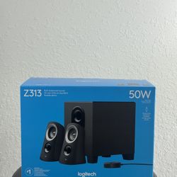 Logitech Z313 Speaker System (Subwoofer + 2 Speakers) – 50W – Great Sound