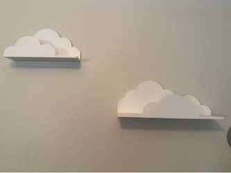 Hobby lobby Cloud wall shelf decoration