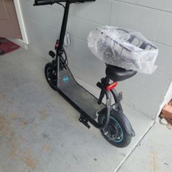 Electric Scooter with Seat for Adults, 300W Motor(450 w peak), 20-Mile Range, 16 MPH, Foldable Commuter E-Scoote