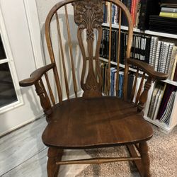 Beautiful Vintage Small Rocking Chair 