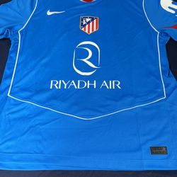 Atletico Madrid  Away Jersey Brand New Large 