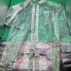 DUOD See Through Clear Light Shirt