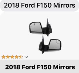 2018 Ford F-150 Rear view Side Mirrors