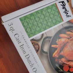 3 QT CAST IRON DUTCH OVEN