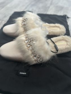 Express Faux Mules Sandals