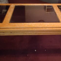 Wooden/Glass Coffee Table