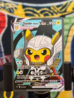 “Thunder” pikachu art card.