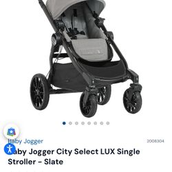 Baby Jogger City select Lux Stroller - Burgundy