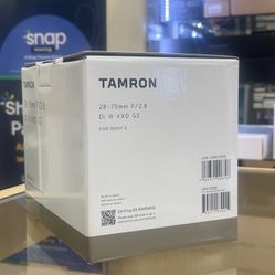 Tamron 28-75mm F2.8