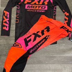FXR Dirt bike gear flamango 