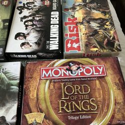 Specialty Board Games $10 And $40 Each
