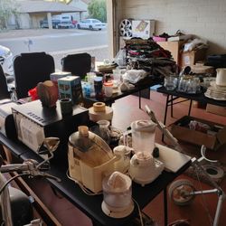 All items are make reasonable offer. 

Bike Rack with trailer hitch, with spring wheel tie downs -  best offer

Solid Lead Fireproof 4 Drawer File Cab