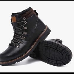 Eyushijia  Men   Waterproof Boot Black 