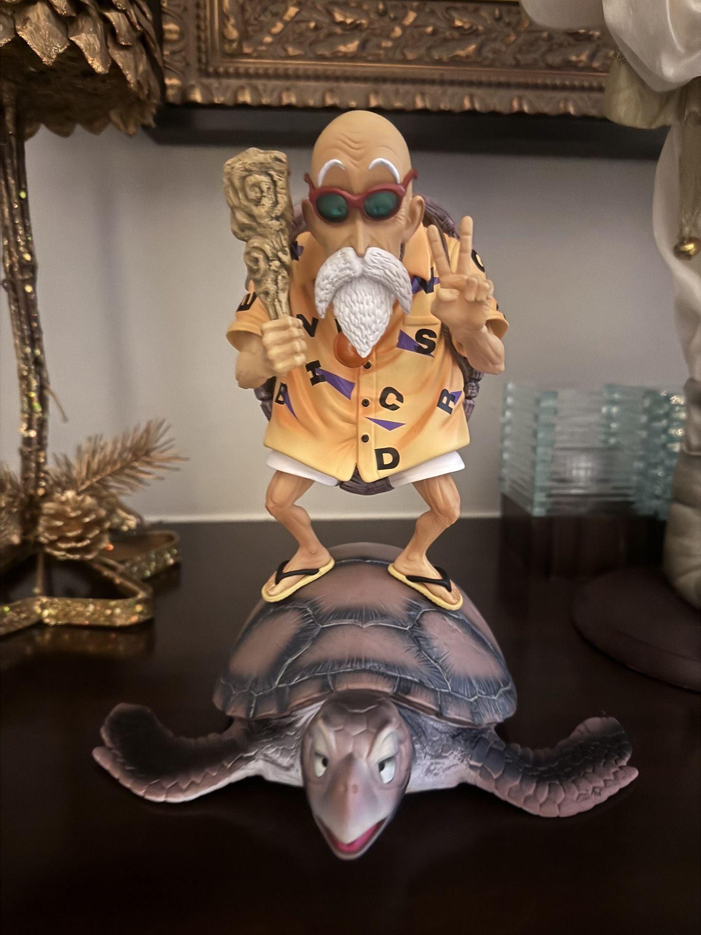 26cm Dragon Ball Master Roshi PVC Action Figure Statue Kame Sennin Model Gift XL
