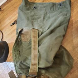 Large Army Military Duffle