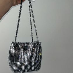 Lulu Townsend embellished mesh bag