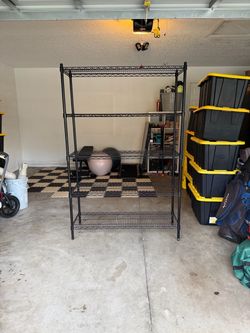 2 garage shelves/Racks