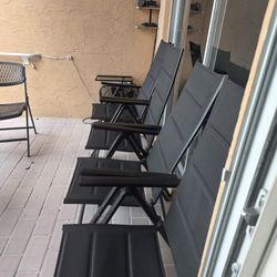 Patio Folding Chairs Pretty New 4 Chairs