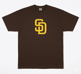 San Diego SD Brown Heavy Weight T shirtsl size 4XL