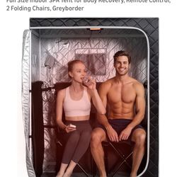 Portable Far Infrared Sauna & Red Light. 