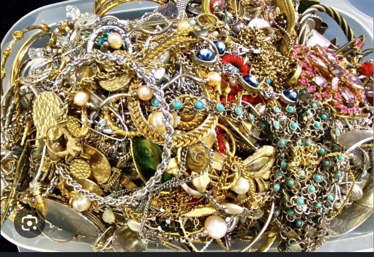 Mystery Lot of Various, Wearable Jewelry- Gemstone, Silver & More