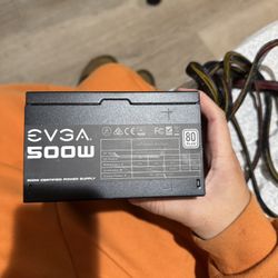EVGA 500 W POWER SUPPLY