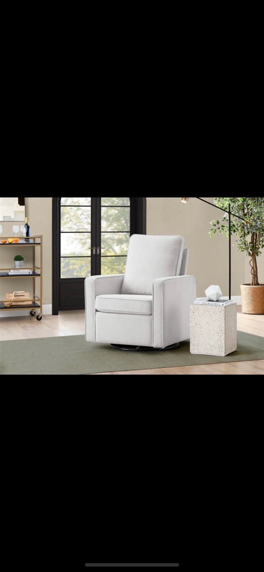 Chair/ Luna Nursery Swivel Glider/ Nursery/ Furniture/ Livingroom/ Baby/ Glider/ New