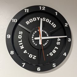 Body Solid Wall Clock 