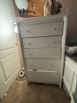 White dresser