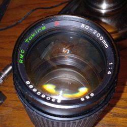 Canon. Vivitar, Tokina, Sears, Komuranon Camera Lenses