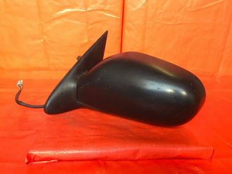 OEM 1(contact info removed) 1997 NISSAN ALTIMA DRIVER LEFT SIDE VIEW MIRROR - BLACK - 3 WIRE