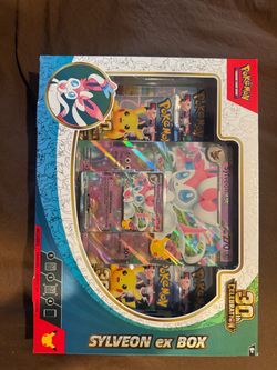 Pokemon 30th anniversary Sylveon ex Box
