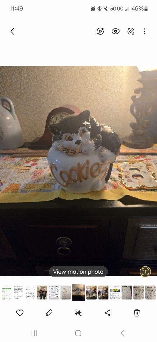 Cat Cookie Jar