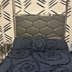 Concerto Queen Canopy Bed – Like New (Originally $1,000)