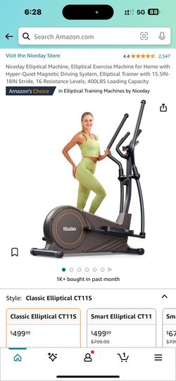 Niceday elliptical exercise machine