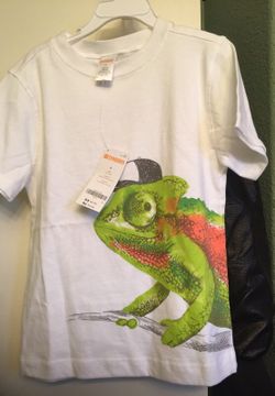 White Iguana shirt with tags size 6