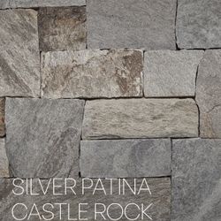 Buechel Stone Silver Patina Castlerock- Real Stone Veneer
