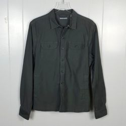 Michael Bastian Khaki Green Stretch Shirt-Jacket Men's Medium 