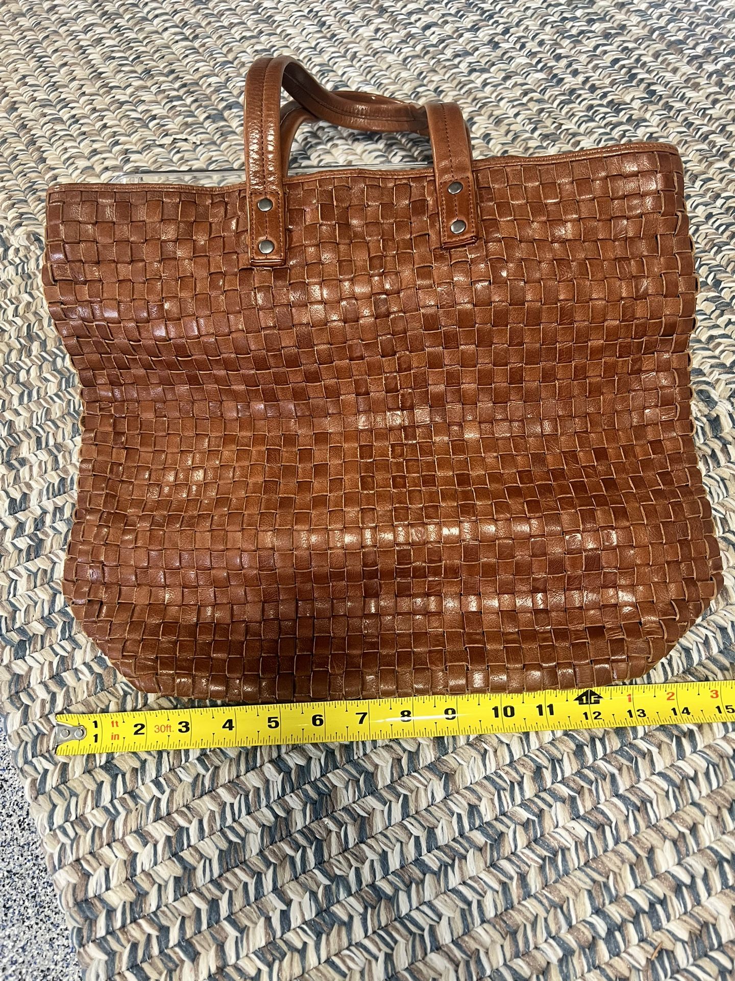 Beautiful Woven Leather Tote