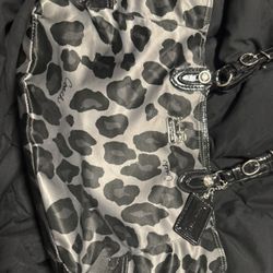 Y2K Vintage coach Cheetah Purse! 