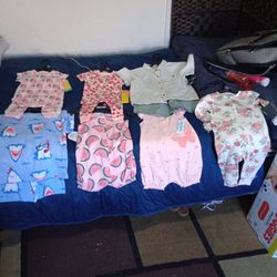 10 Outfits And A Pack Of Huggies Diapers Size 5