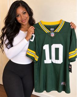 Jordan Love #10 Green Bay Packers Green Jersey ā Brand New ā XL
