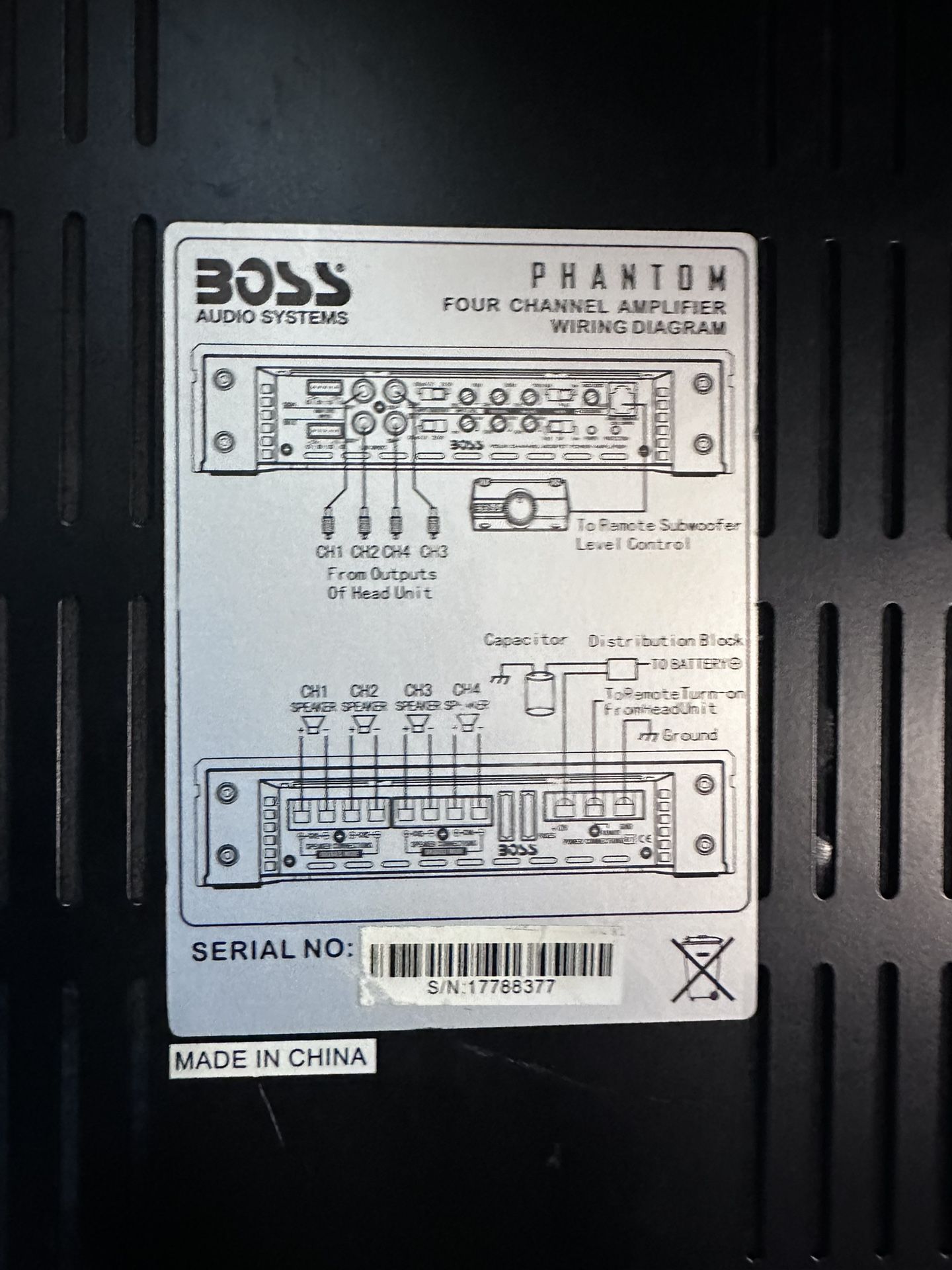 2400 Watt Boss Amp