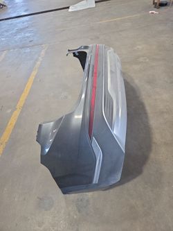 Hyundai Santa Fe 2021 2022 2023 rear bumper complete good condition