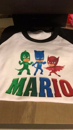 Pj masks Birthday Tshirt