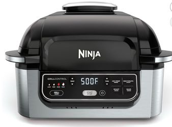Ninja® Foodi® 5-in-1 XL Indoor Grill & Air Fryer, Black/Grey, AG301-used