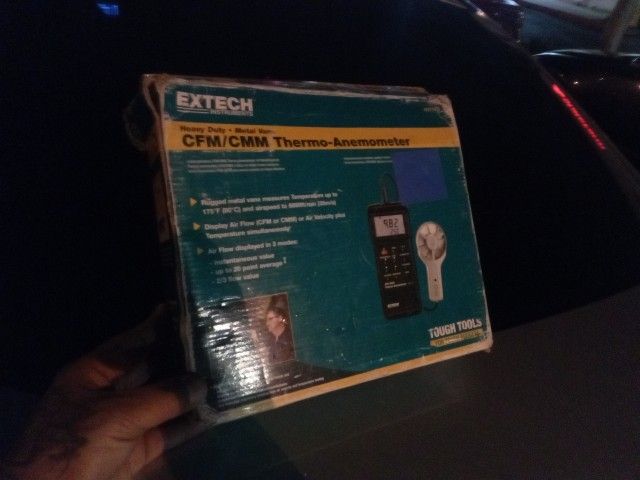 Cfm/Cmm Thermo Anemometer