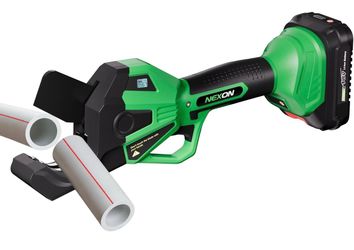 NEXON Electric PVC Pipe Cutter, Cuts up to1-1/2",18V Cordless Ratcheting Pipe Shear (no battery included) (compatible with 18 V Makita battery)