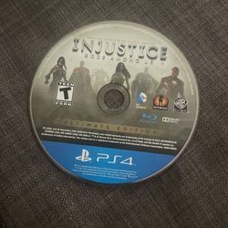 PS4 Game Injustice Ultimate Edition