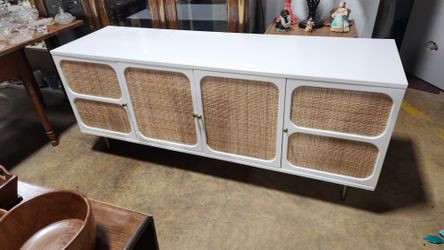 West Elm Ida Woven Media Console